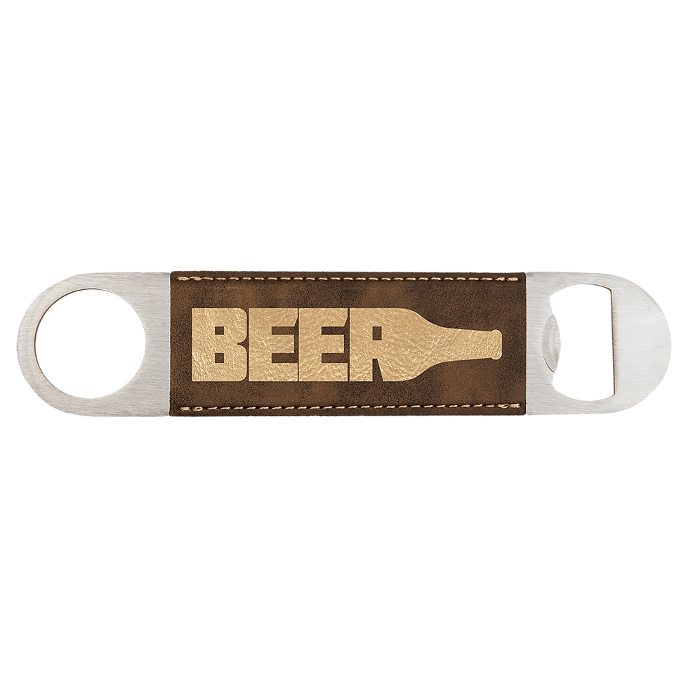 Thumbnail: engraved leatherette bottle opener