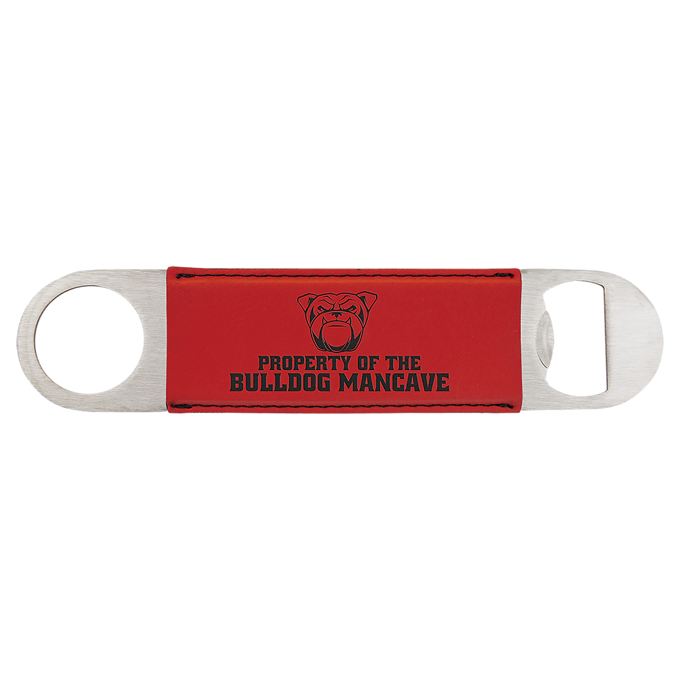Thumbnail: engraved leatherette bottle opener