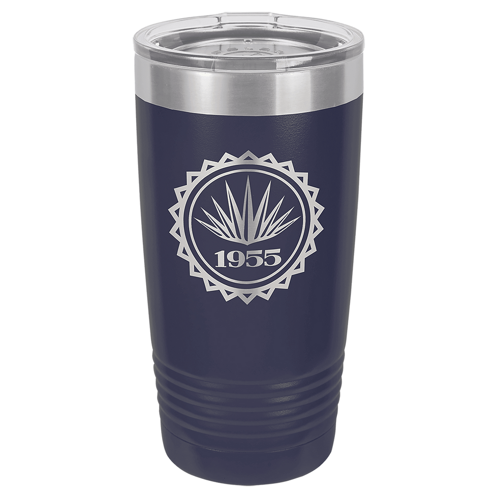 Thumbnail: 20oz Personalized navy tumblers