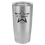 Thumbnail: 20oz Personalized silver tumbler