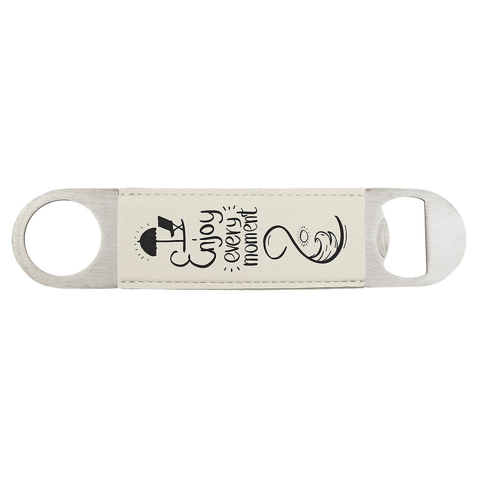 Thumbnail: engraved leatherette bottle opener