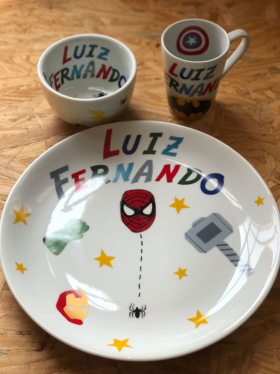 Miniatura: Kit Refeição Prato Raso