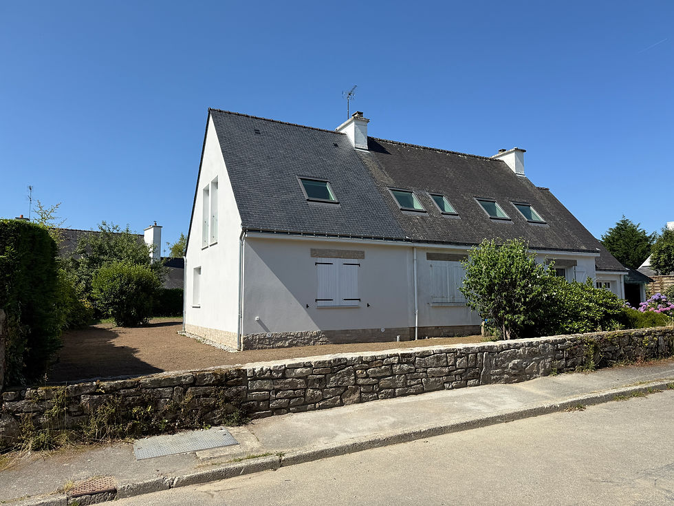 Façade avant - après travaux