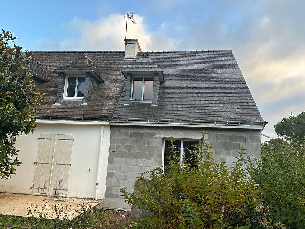 Couverture façade arrière