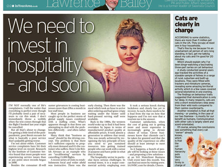 We need to invest in hospitality - and soon