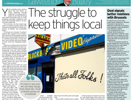 The struggle to keep things local