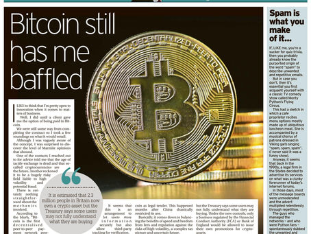 Bitcoin has me baffled