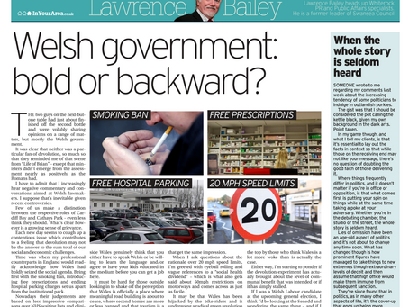 Welsh government: bold or backward?