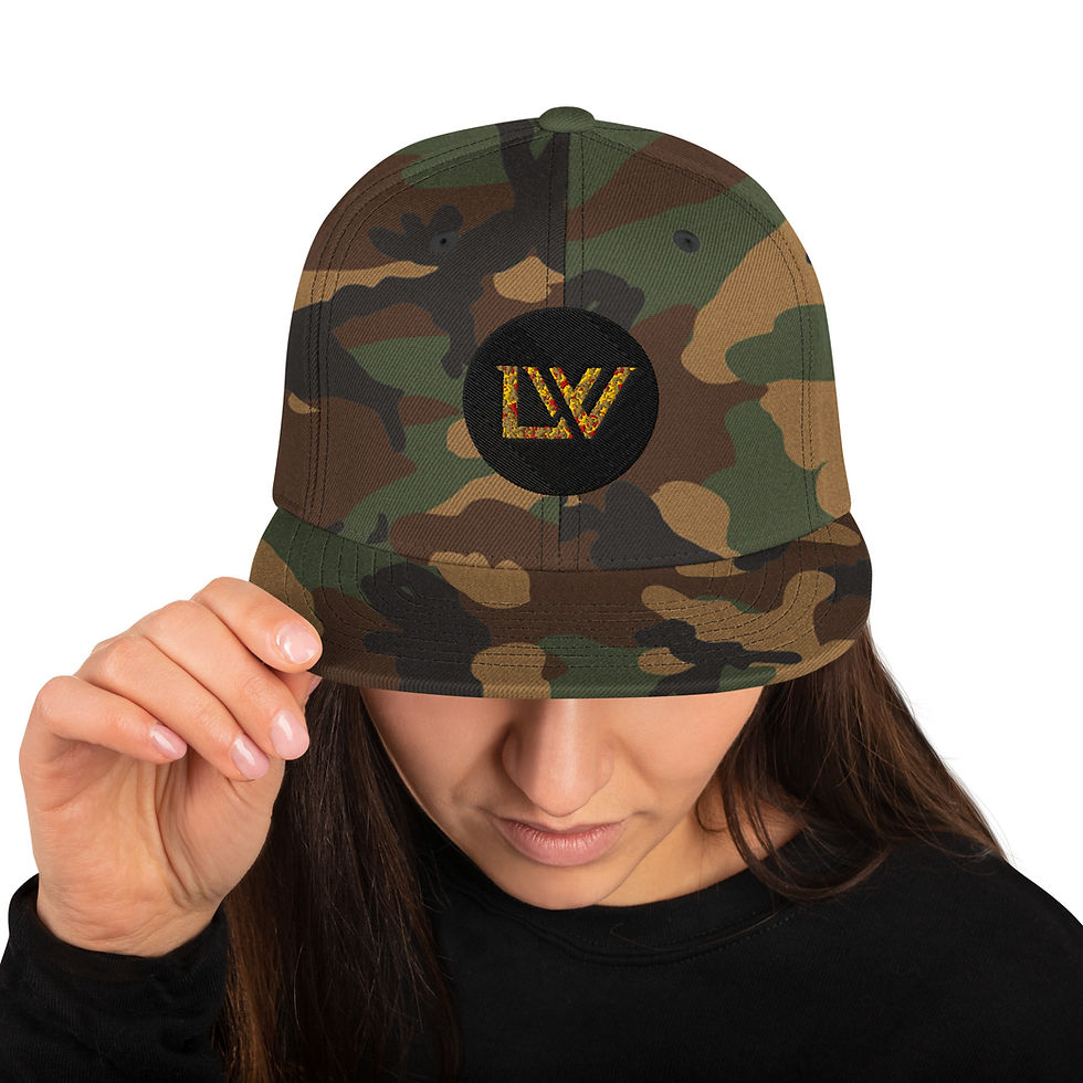 Thumbnail: Lionheart Warrior Snapback Hat - Desert Camo Logo