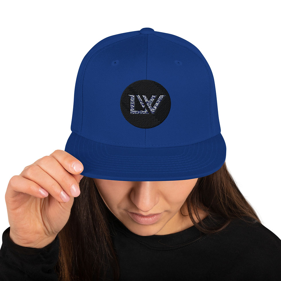Thumbnail: Lionheart Warrior Snapback Hat - Winter Camo Logo