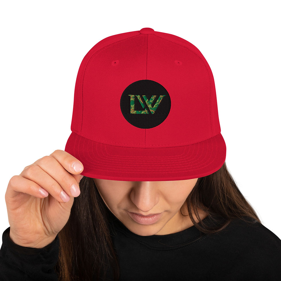 Thumbnail: Lionheart Warrior Snapback Hat - Jungle Camo Logo