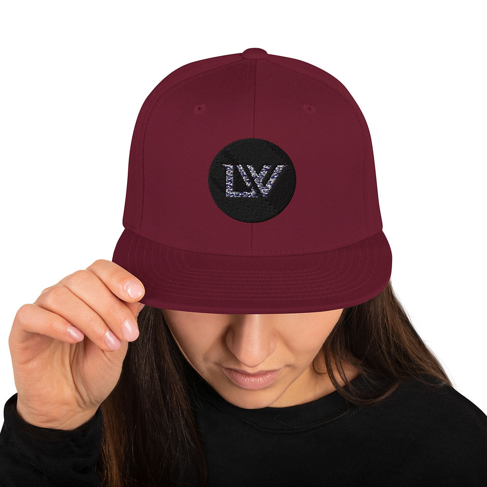 Thumbnail: Lionheart Warrior Snapback Hat - Winter Camo Logo