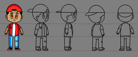 Character Turn Around