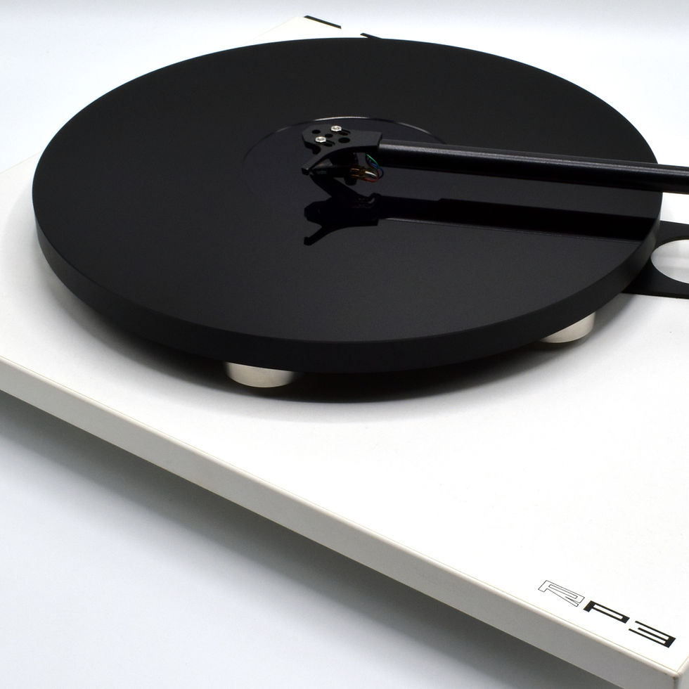 Thumbnail: SS6 Gloss Black Acrylic Turntable Platter for Rega