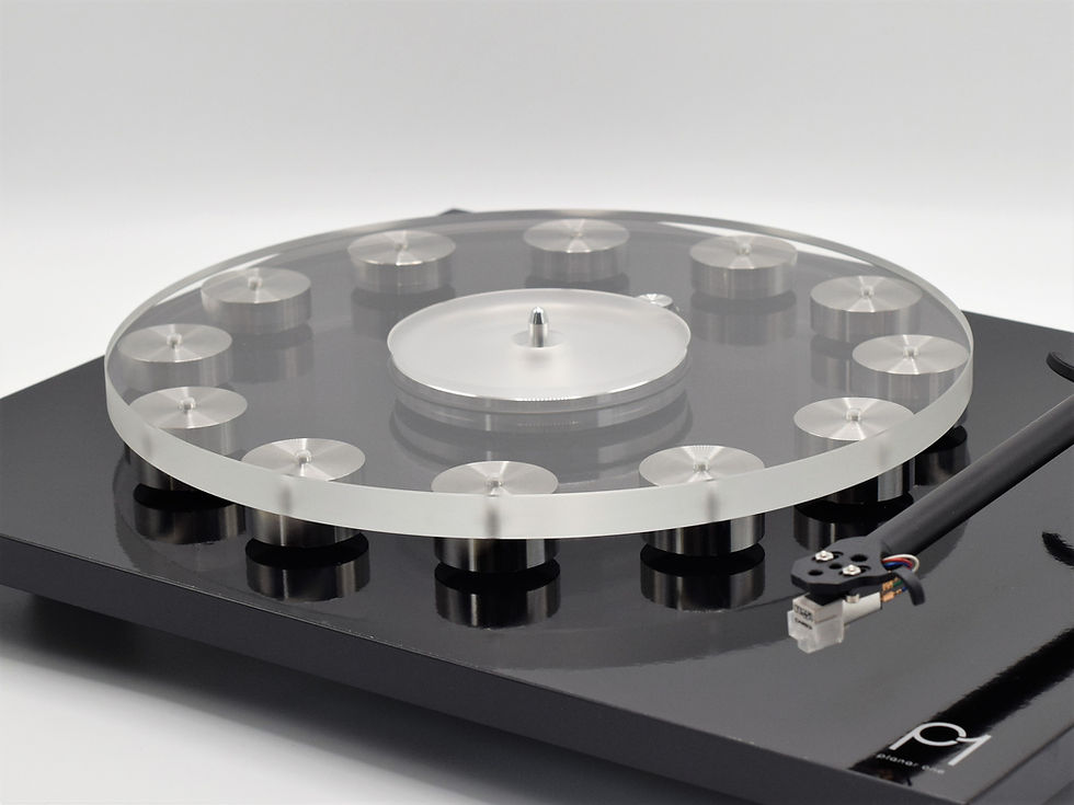 Thumbnail: SS12 Clear Acrylic Turntable Platter for Rega