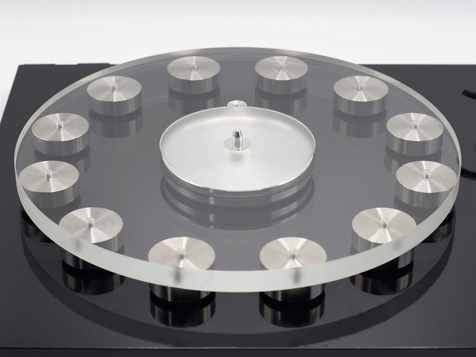 Thumbnail: SS12 Clear Acrylic Turntable Platter for Rega
