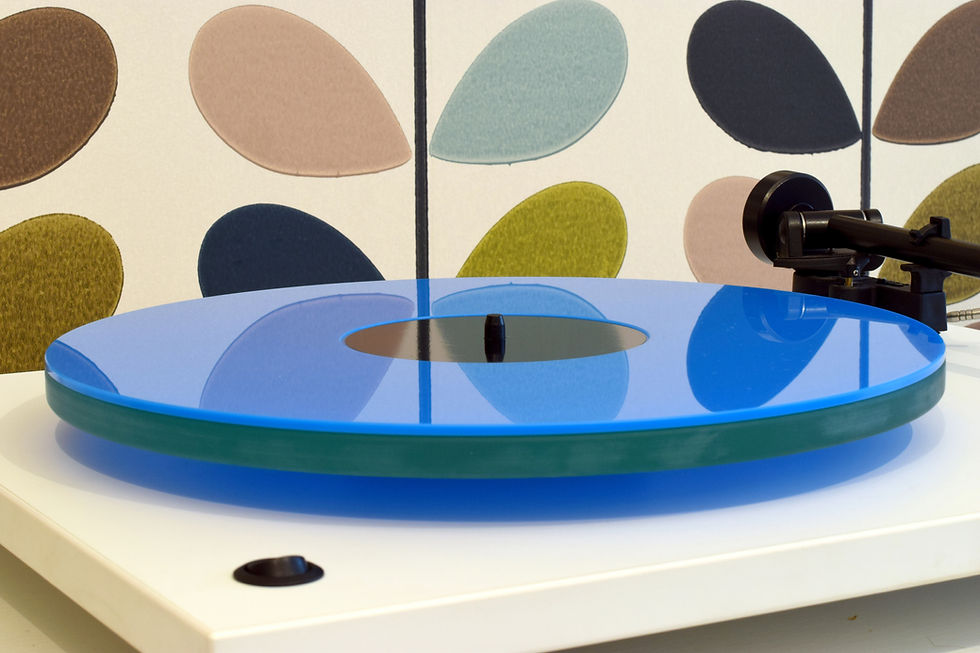 Thumbnail: Blue Acrylic Platter Mat for Rega Turntables