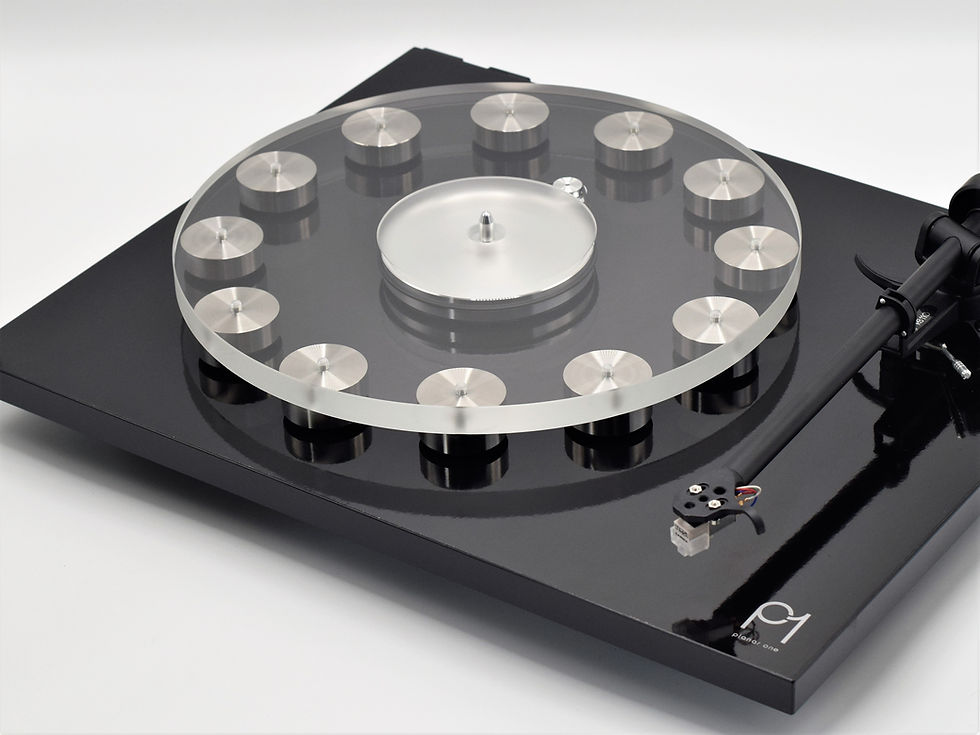 Thumbnail: SS12 Clear Acrylic Turntable Platter for Rega