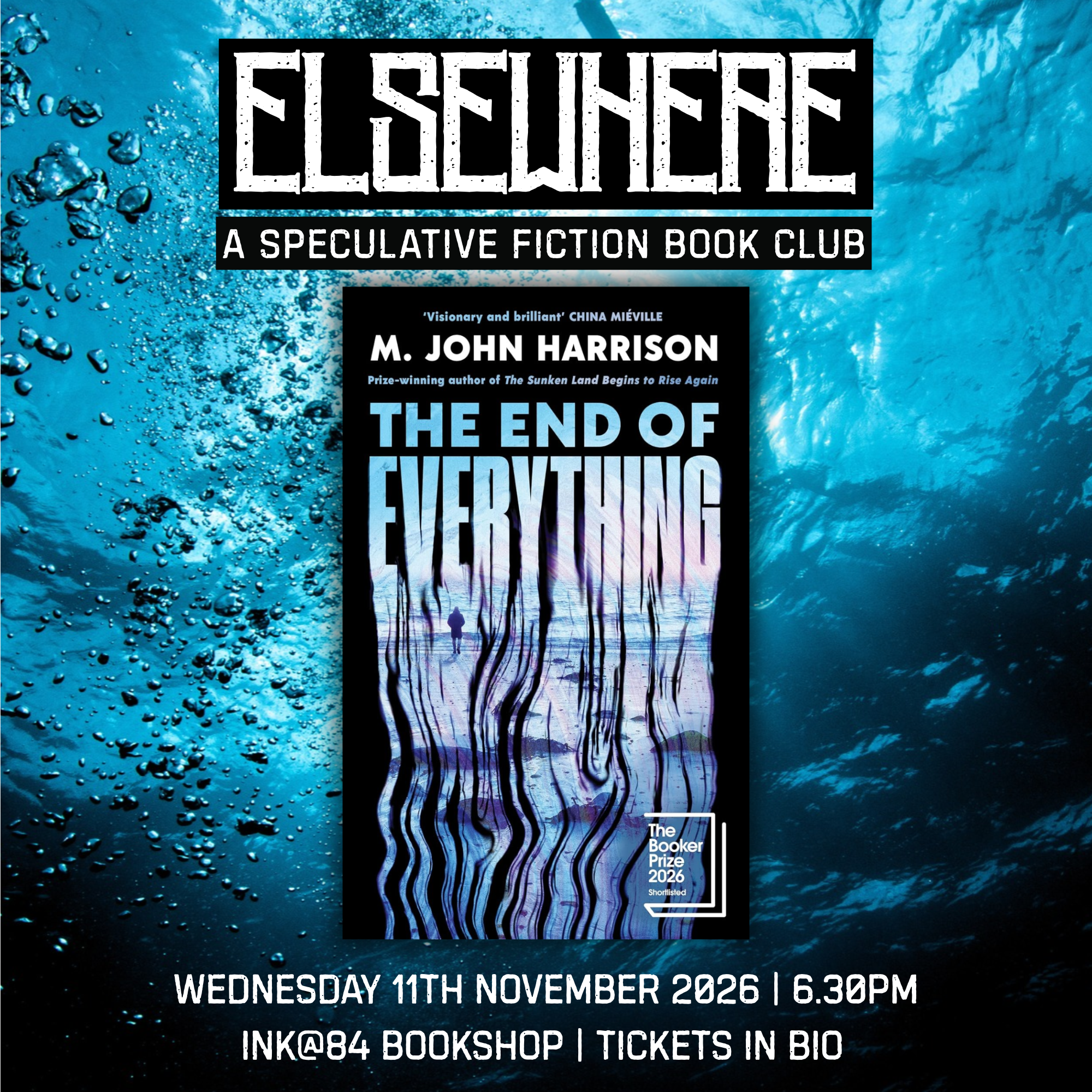 ELSEWHERE Book Club | 11th November | The End of Everything