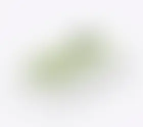 Caja de un móvil verde sobre fondo blanco