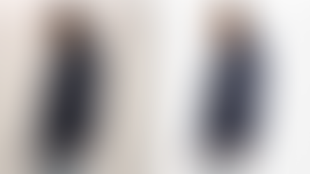 Retoque fotografía de una imagen donde se muestra a una chica con el pelo largo vestida con una sudadera azul marino y unos vaqueros claros