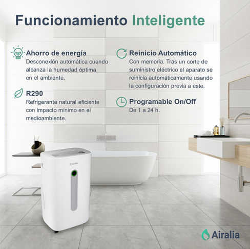 Infographics of the dehumidifier