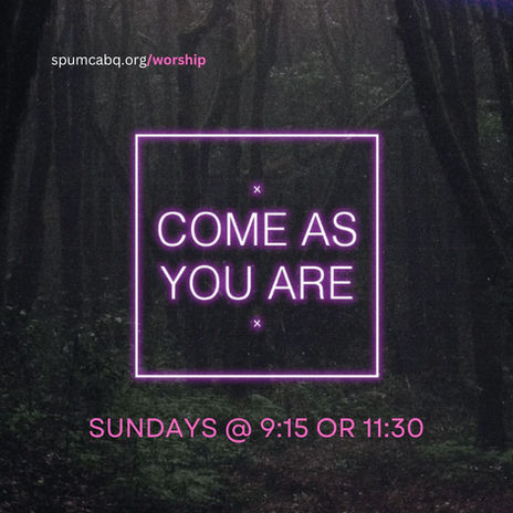 Social Media Graphic that invites someone to church.