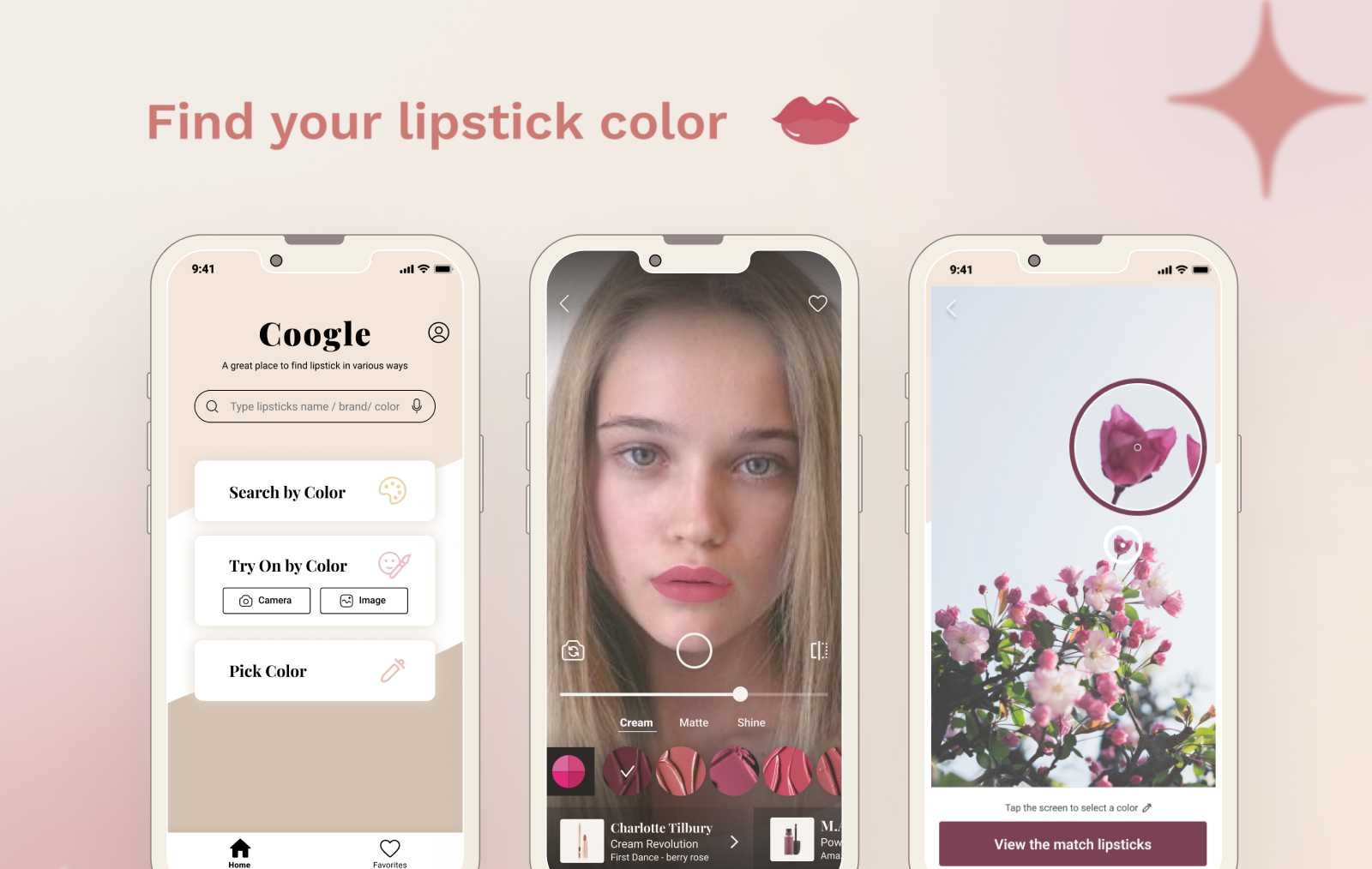 UX Design Coogle Lipstick Finder Pei's portfolio