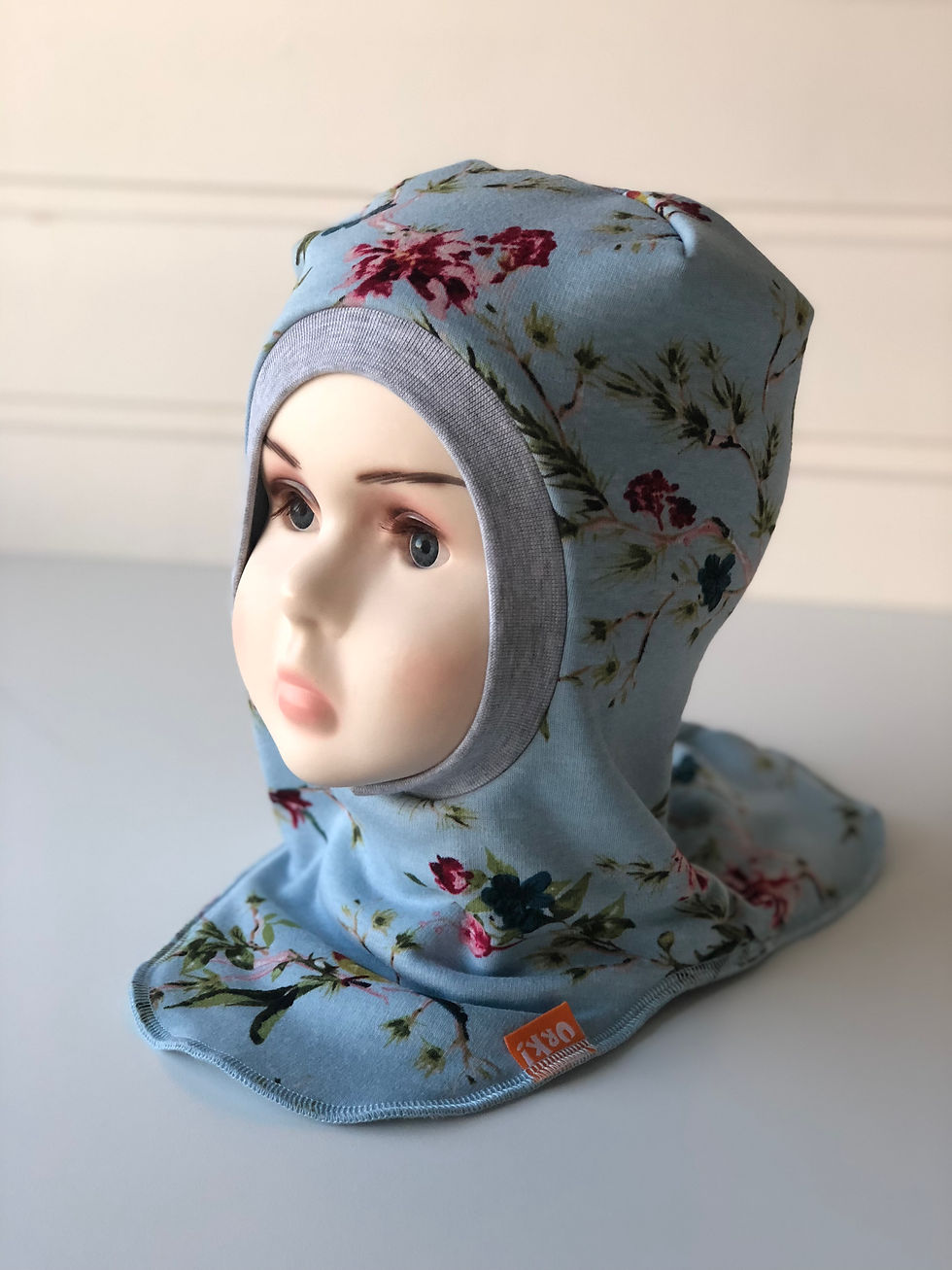 Miniatyrbilde: sew pattern winter hat, balaclava sewing pattern, Schnittmuster schlupfmütze, sew kids hat, tutorial balaclava hat pattern