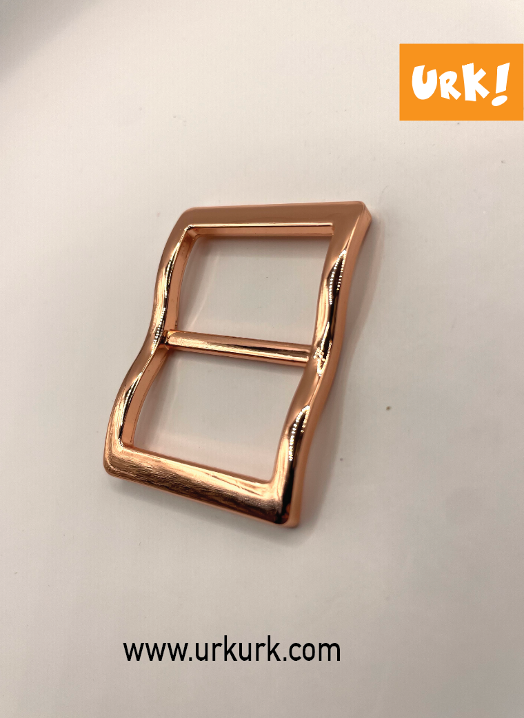 Miniatyrbilde: reimstrammer rosegold, reimregulering rosegull, kobberfarget veskemetall, rosegull vesketilbehør, spenne til skulderreim, urk