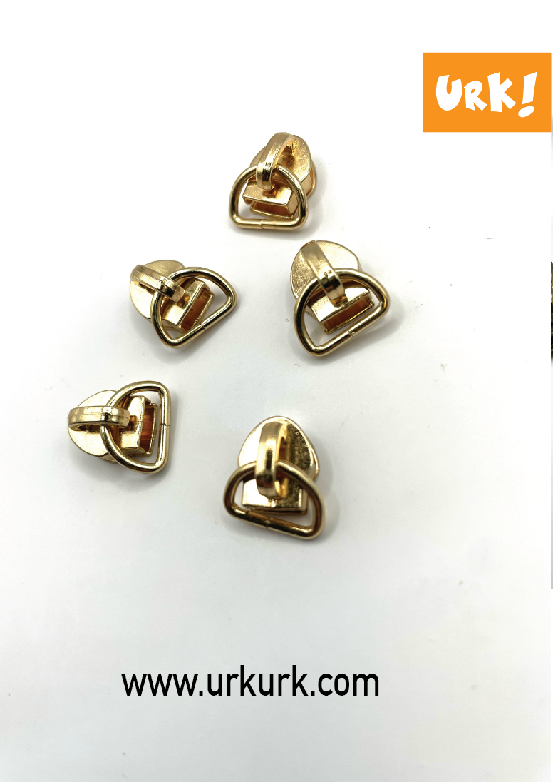 Miniatyrbilde: gull glider glidelås metervare, hvordan bruke glidelås metervare, glider med d-ring, glider uten anheng, lag glidelås