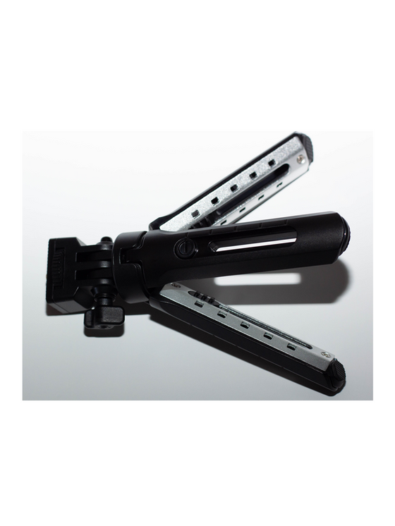 Mini tripod that is part of the Godox VK1-LT vlog kit.
