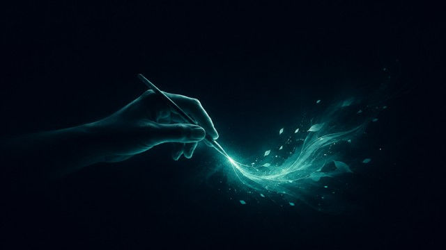 Minimal cinematic illustration symbolizing the preservation of human creativity in the age of AI.
