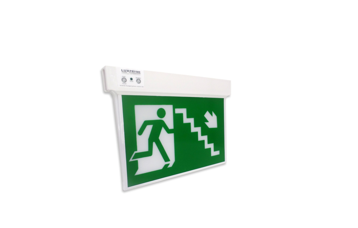 Placa de Saída - Rota de Fuga