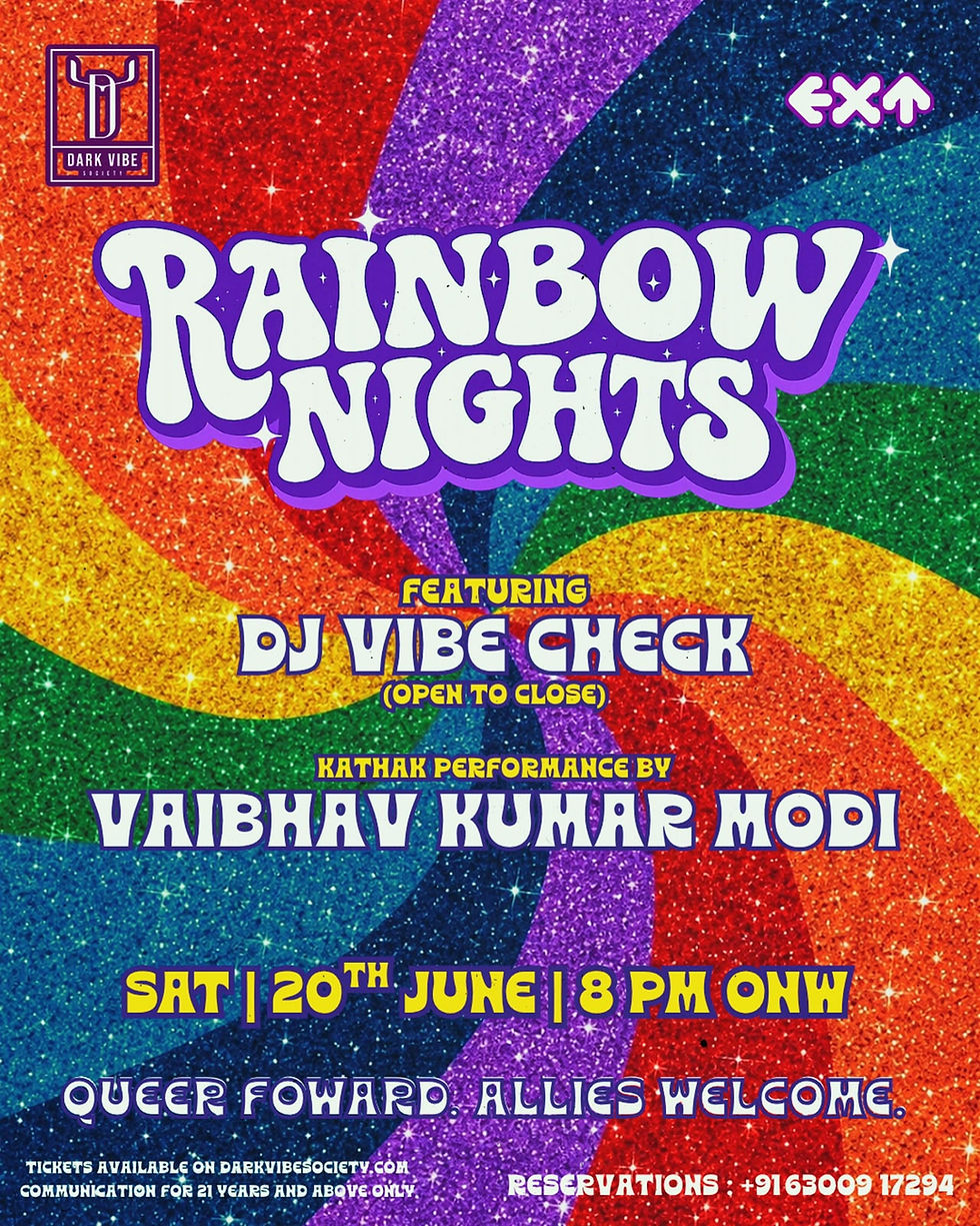 Rainbow Nights @EXT Curated by Vaibhav Kumar Modi
