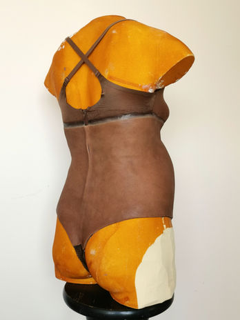 Sunflower - 8 months fake pregnant belly in silicone