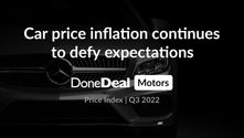 DoneDeal Car Price Index: Car price inflation continues to defy expectations