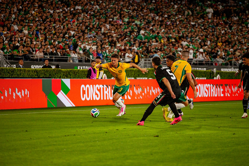 Australia created more attacking moments after halftime as the Socceroos pushed for an equalizer. | Photo by Gilbert Bita | Fieldtalk