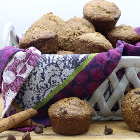 Carrot Cake Chocolate Chip Muffins
