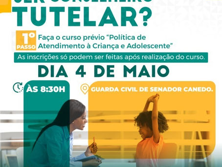 Senador Canedo promove curso para candidatos a conselheiro tutelar