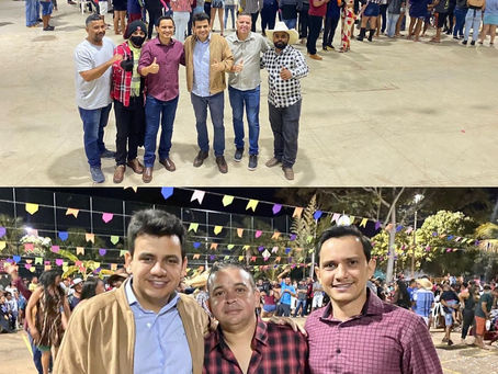 Carpegiane Silvestre prestigia expressões culturais tradicionais de festas juninas em Senador Canedo