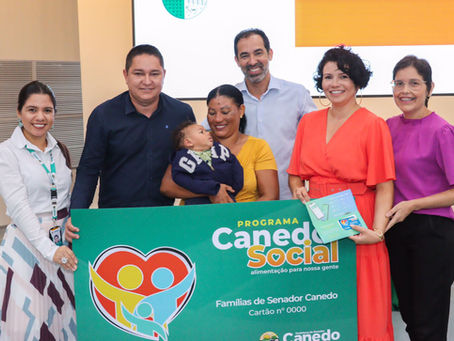 Prefeito Fernando Pellozo entrega benefícios ao povo e realiza a 2ª edição do programa Canedo Social