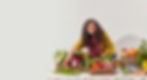 Melinda Essey standing over amazing fresh food