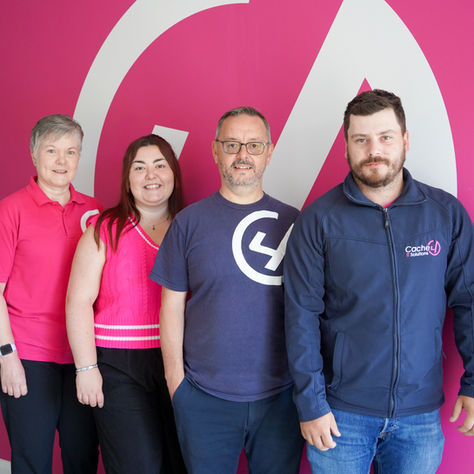 Cache4 IT Solutions team supporting small businesses in Carlisle and Cumbria