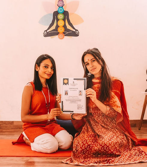aarak-school-testimonial-page-student-holding-healing-course-completion-certificate
