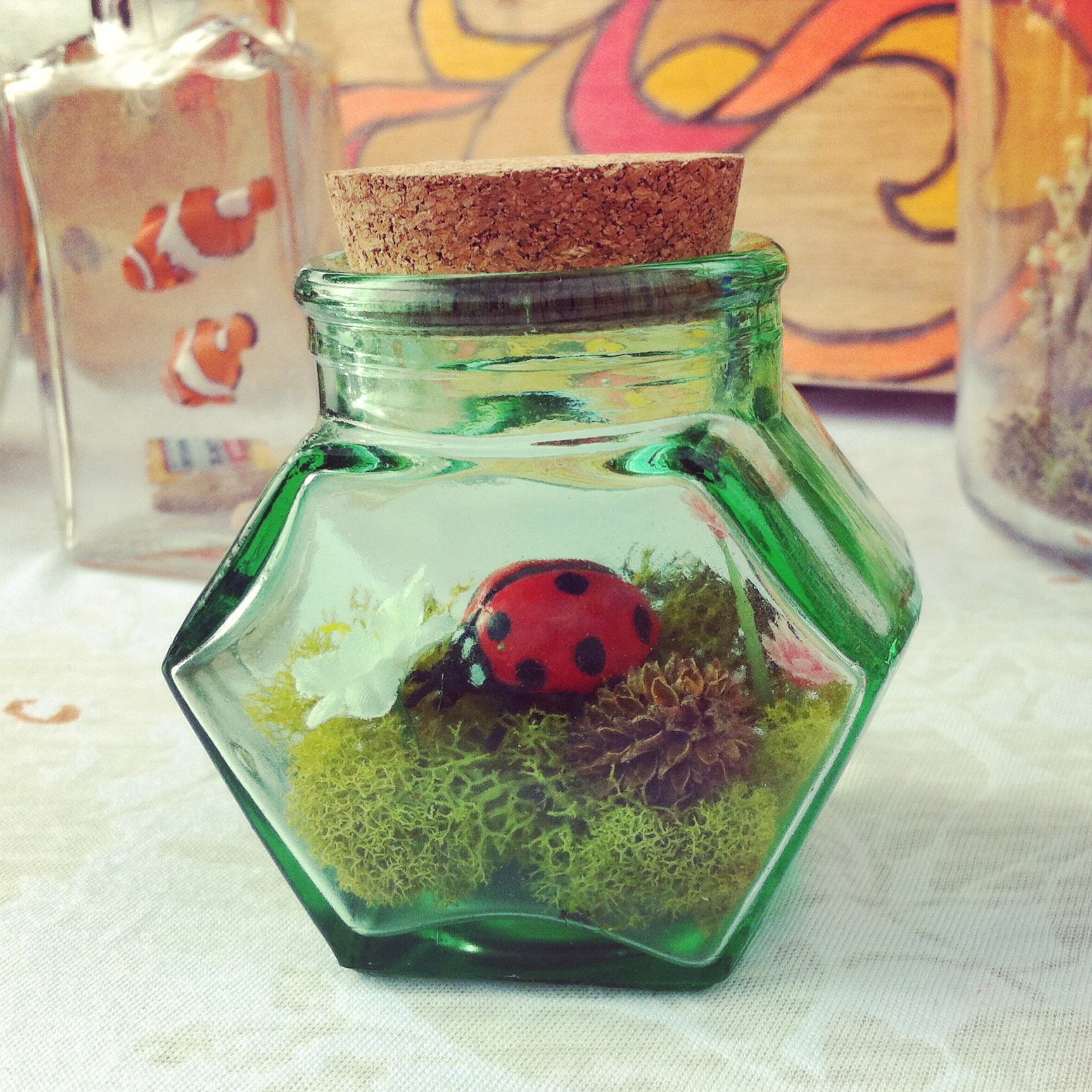 ladybug light miniature