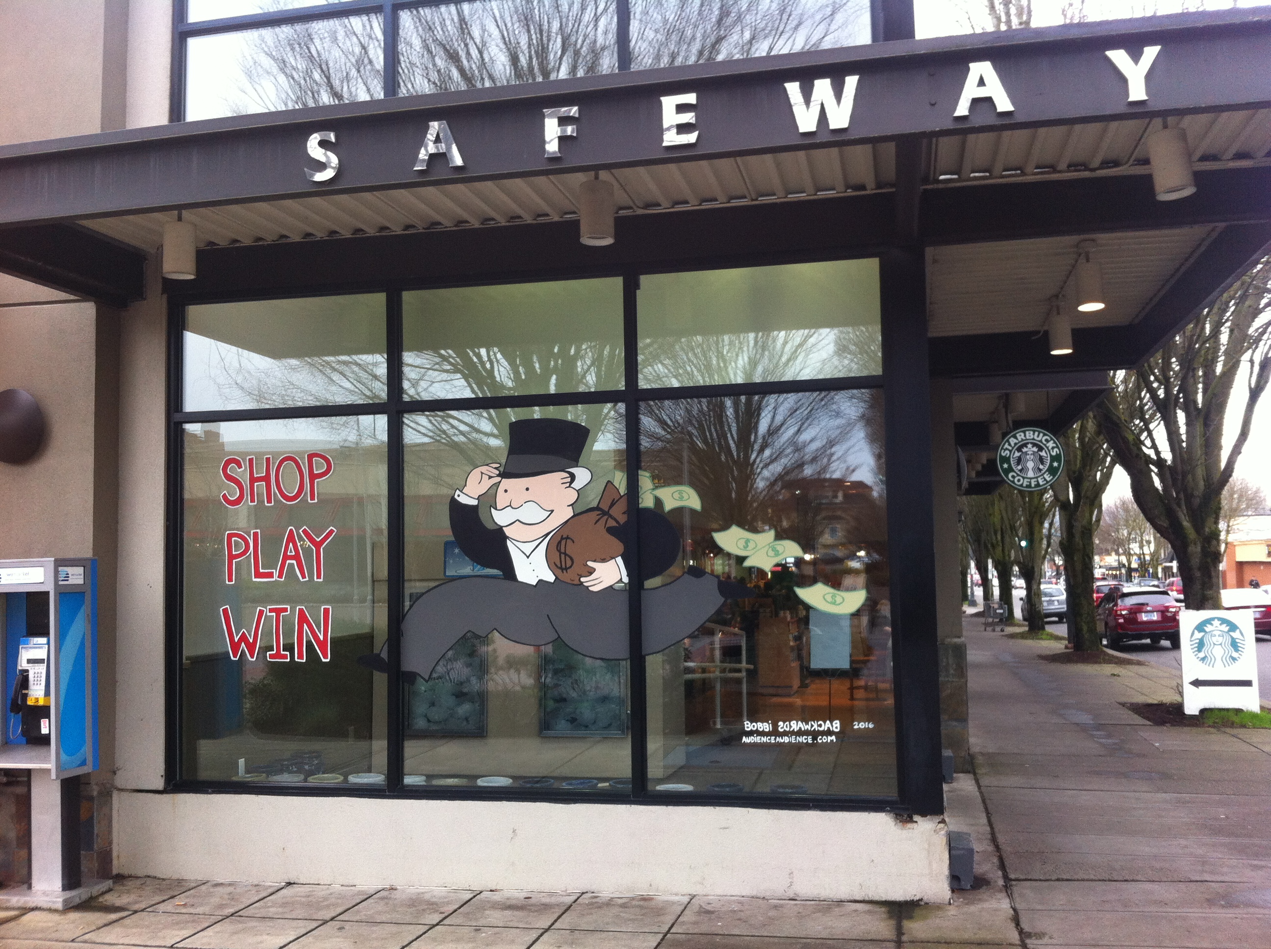 Safeway Monopoly Promo Window