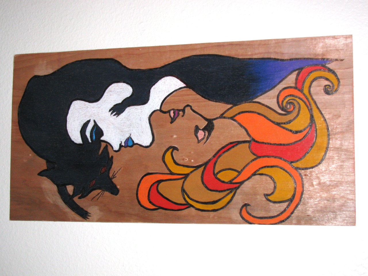 le fox femme wood burning