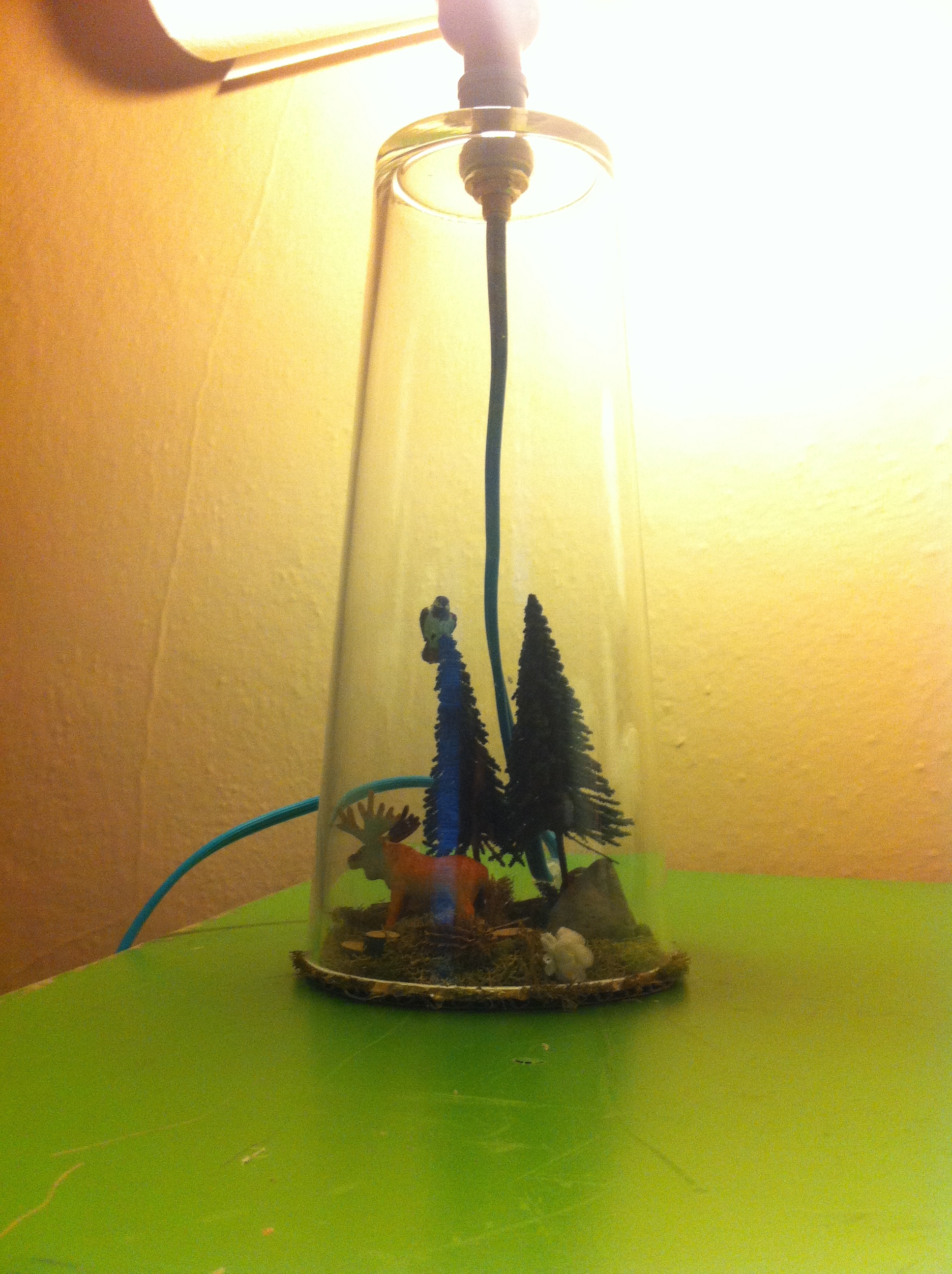lamp base forrest miniature