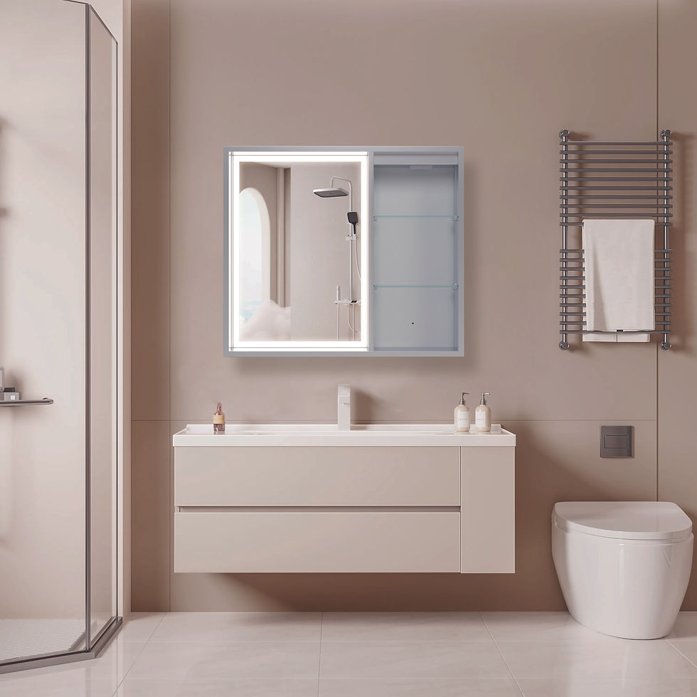 Miniatura: Aluminium Cabinet - Open Shelf with Lateral LED